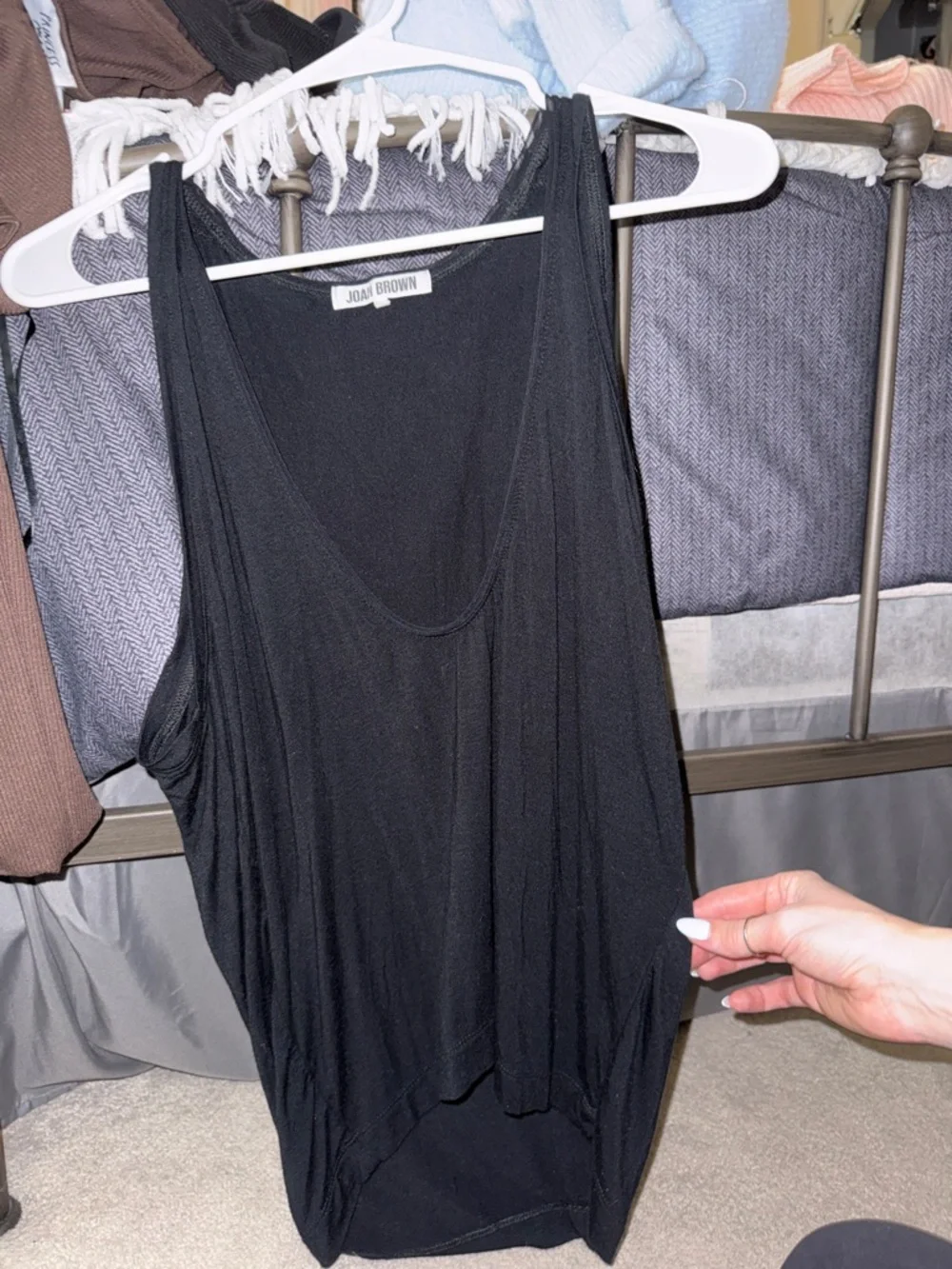 Joah Brown Women’s Tank Tops — Black & Brown - Picture 2 of 5